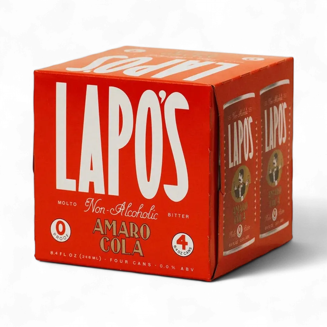 Lapo's Amaro & Cola - Non-Alcoholic Cocktail | 4-Pack