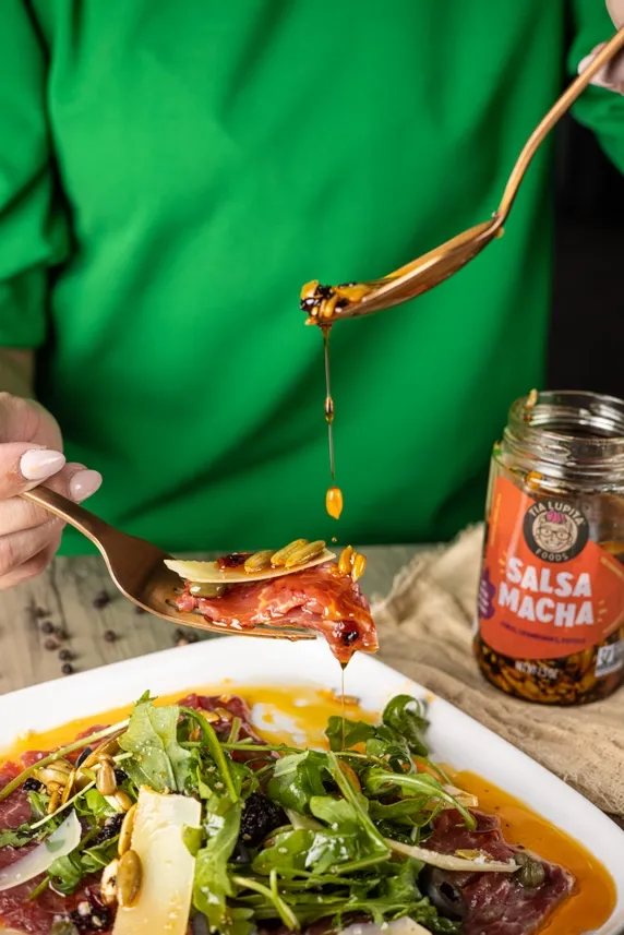 Salsa Macha - Cranberry and Chile Morita