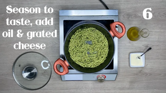 Trofiette with Basil Pesto