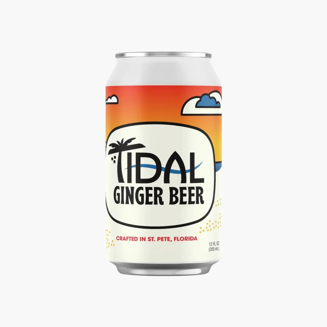 Tidal Ginger Beer – Case of 24 12oz Cans