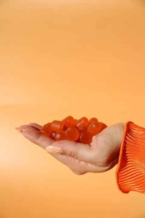 Orange Cream Gummy Candy Low Sugar 5g, Prebiotics, Fruit Juice (12-pack)