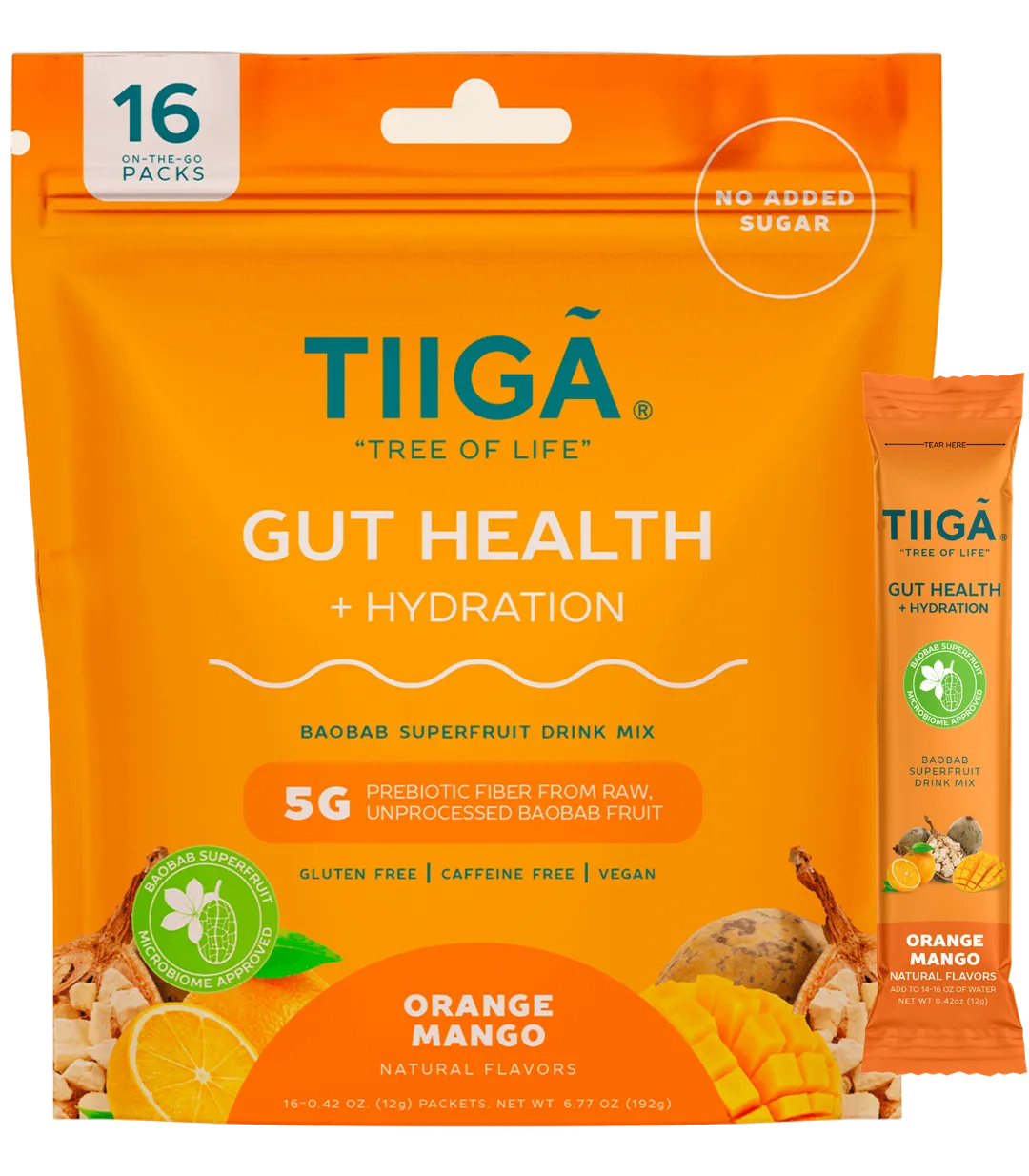 Tiiga Gut Health + Hydration | 16 Pack Bags variant