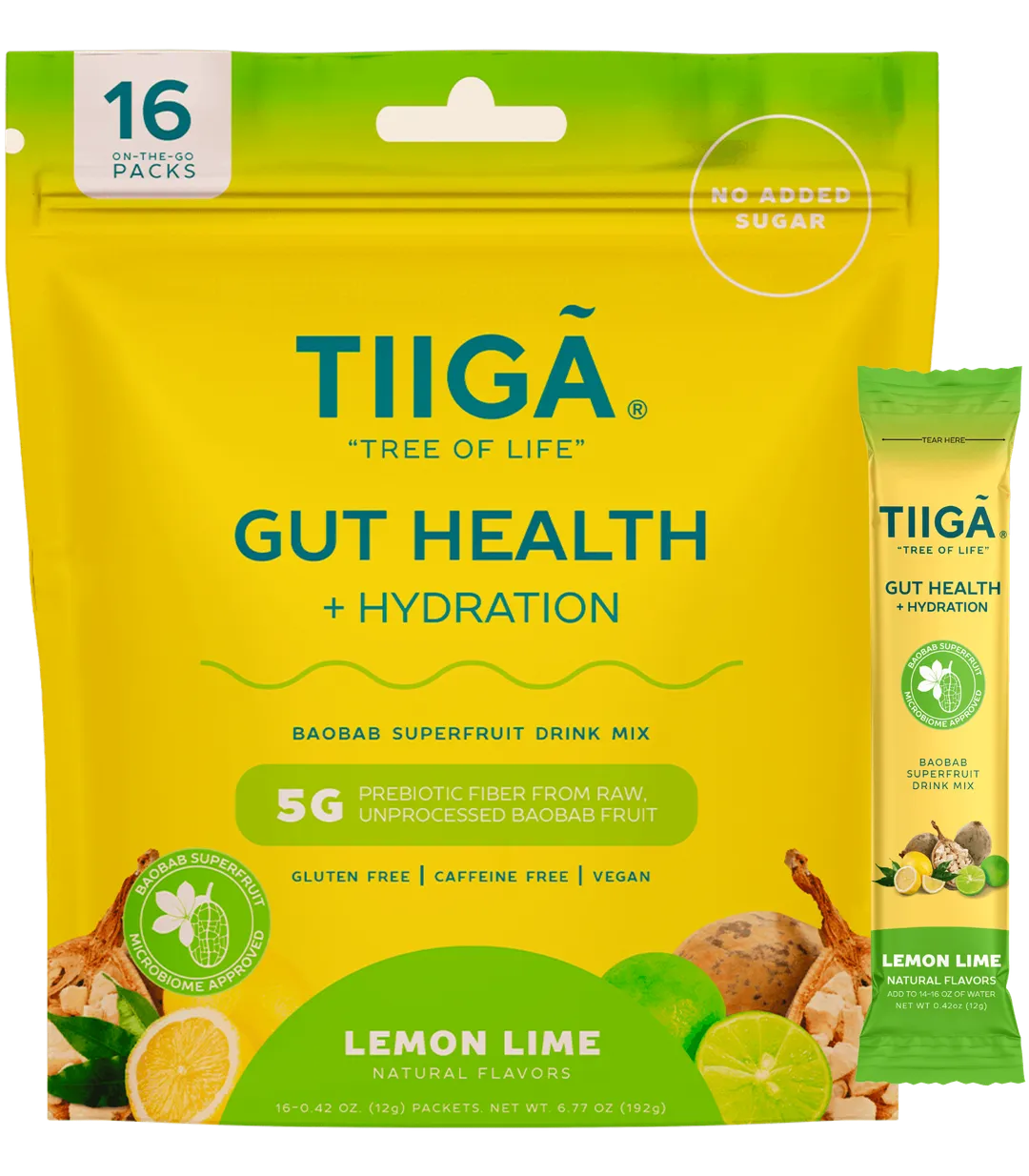 Tiiga Gut Health + Hydration | 16 Pack Bags variant