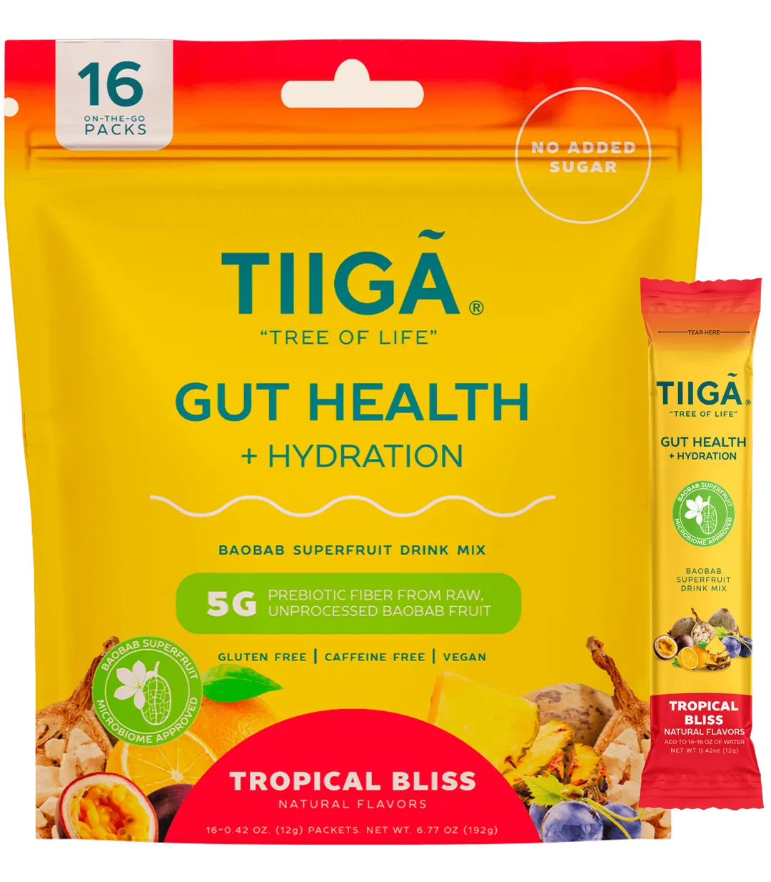 Tiiga Gut Health + Hydration | 16 Pack Bags variant
