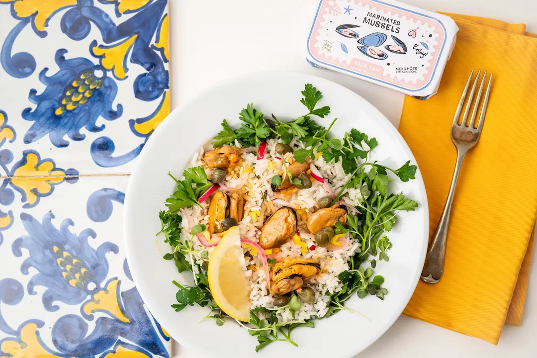 Marinated Mussels in Escabeche Sauce
