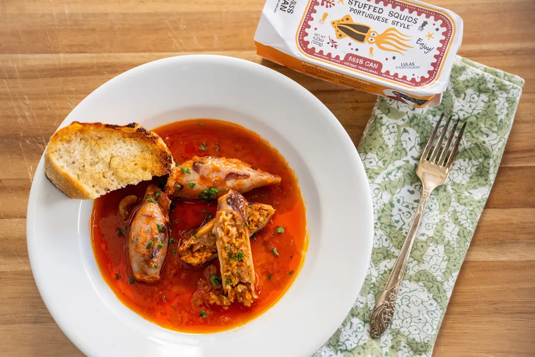 Stuffed Squid Portuguese Style