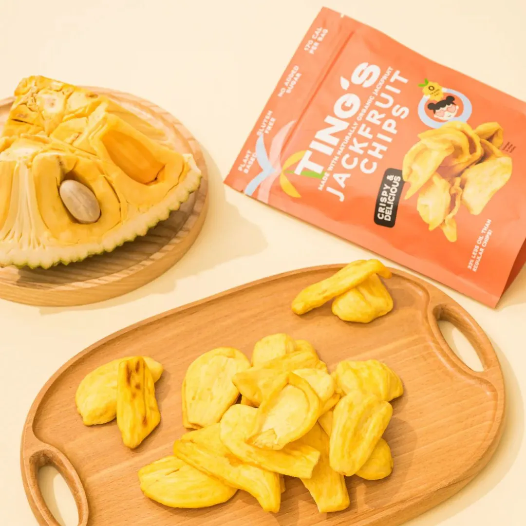 Ting's Jackfruit Chips | Original Flavor (100-Pack)