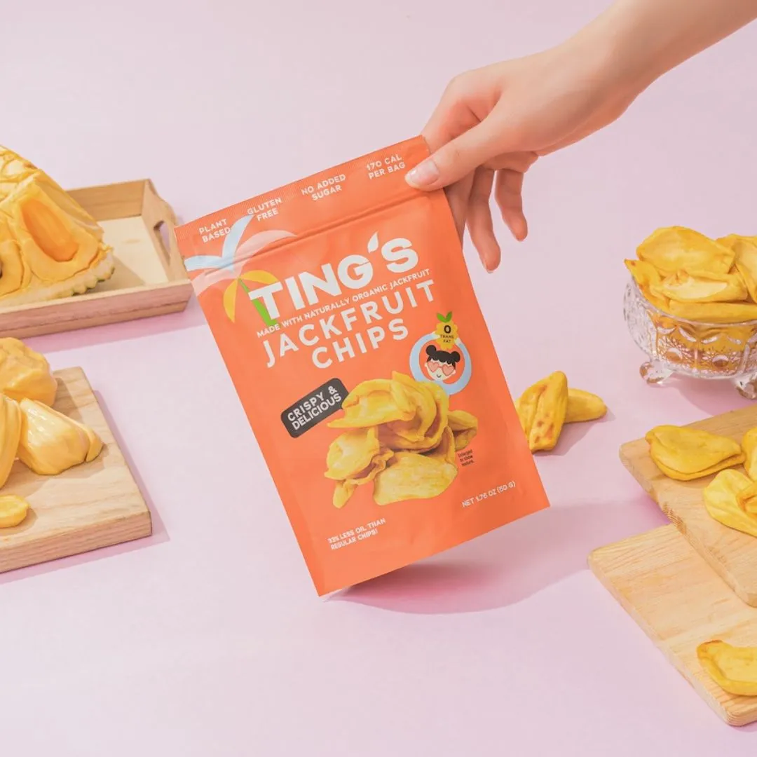 Ting's Jackfruit Chips | Original Flavor (12-Pack)