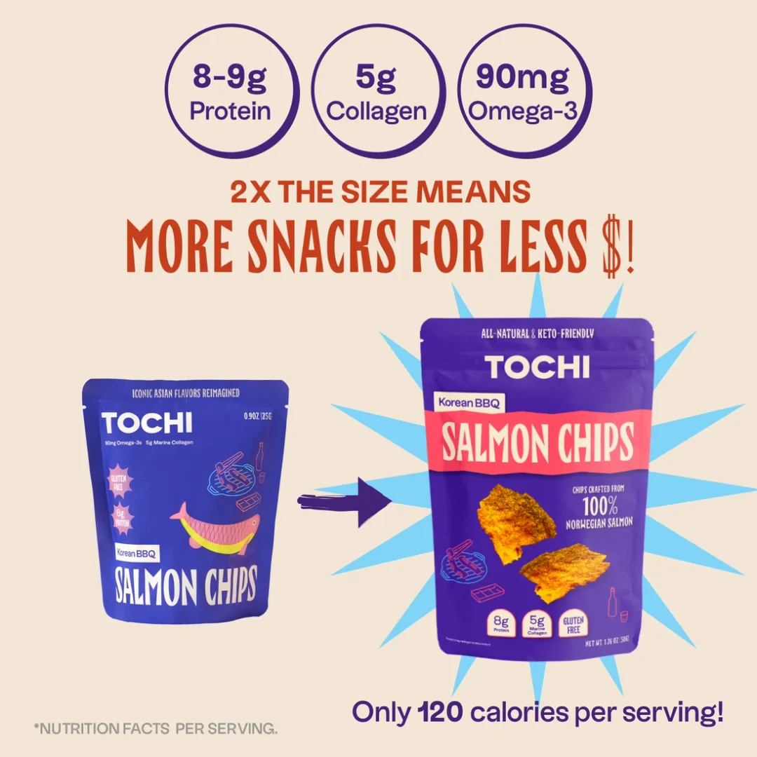 Salmon Chips Korean Bbq *New Size* 50g