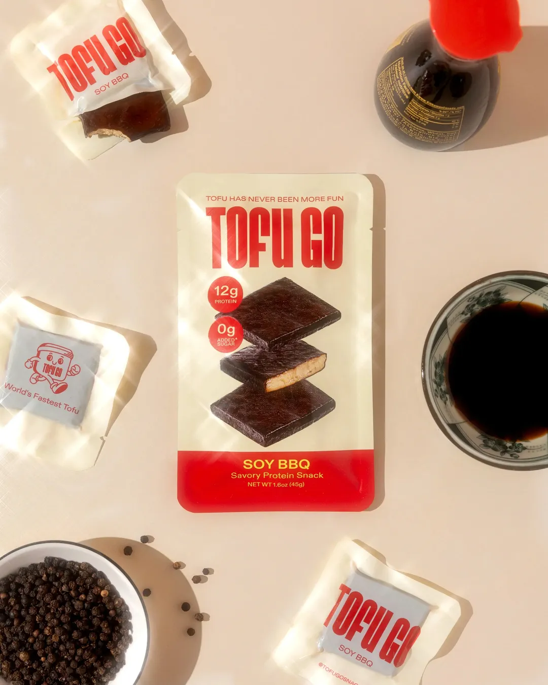 TofuGo Best Seller Bundle [Soy BBQ + Spicy Chili] 12 Pack