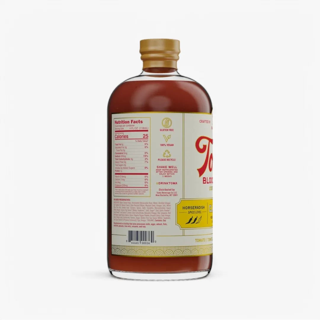 Toma Bloody Mary Mixer - Clasico 32oz