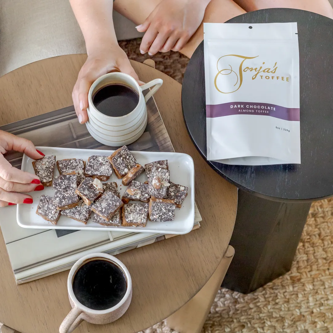 Dark Chocolate Almond Toffee