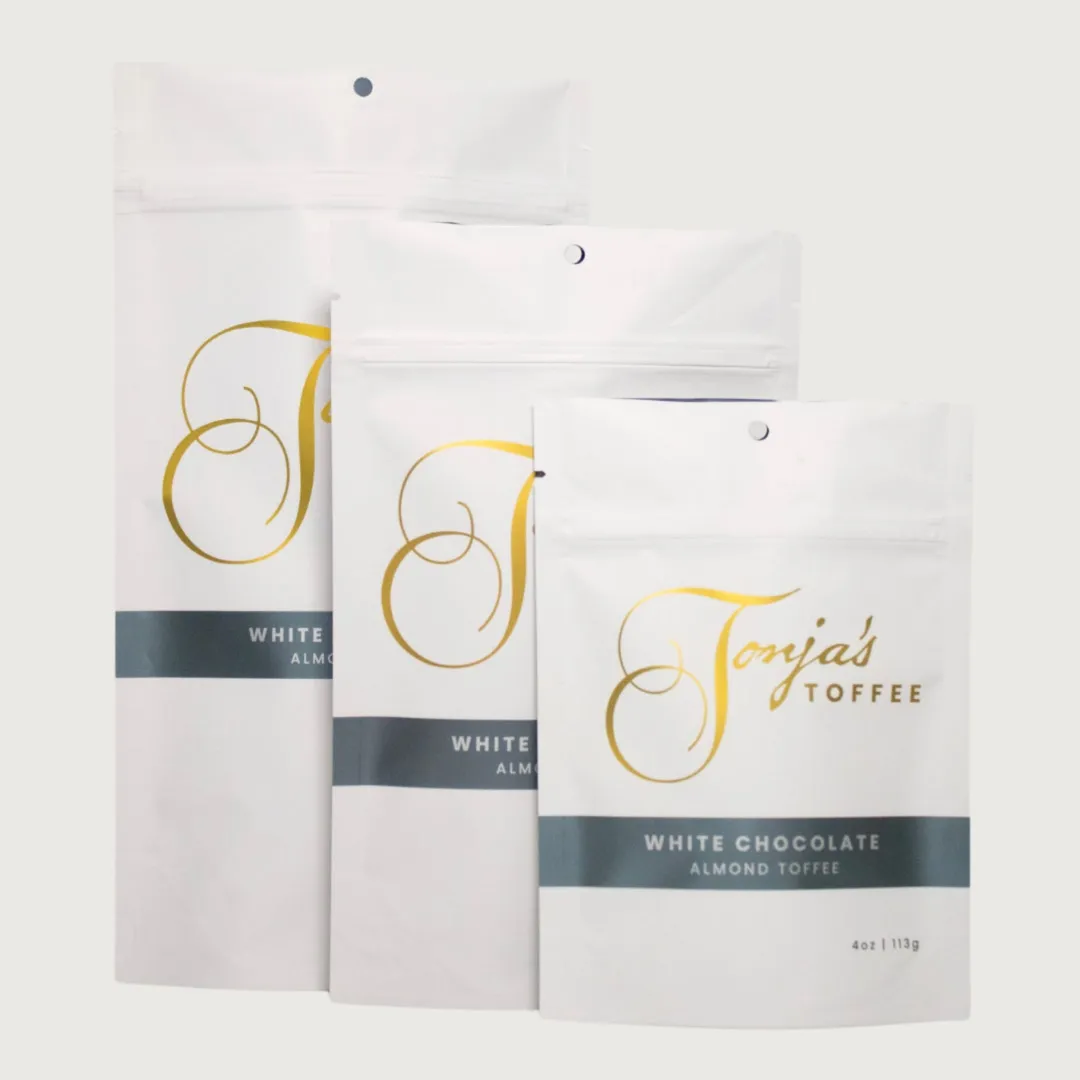 White Chocolate Almond Toffee