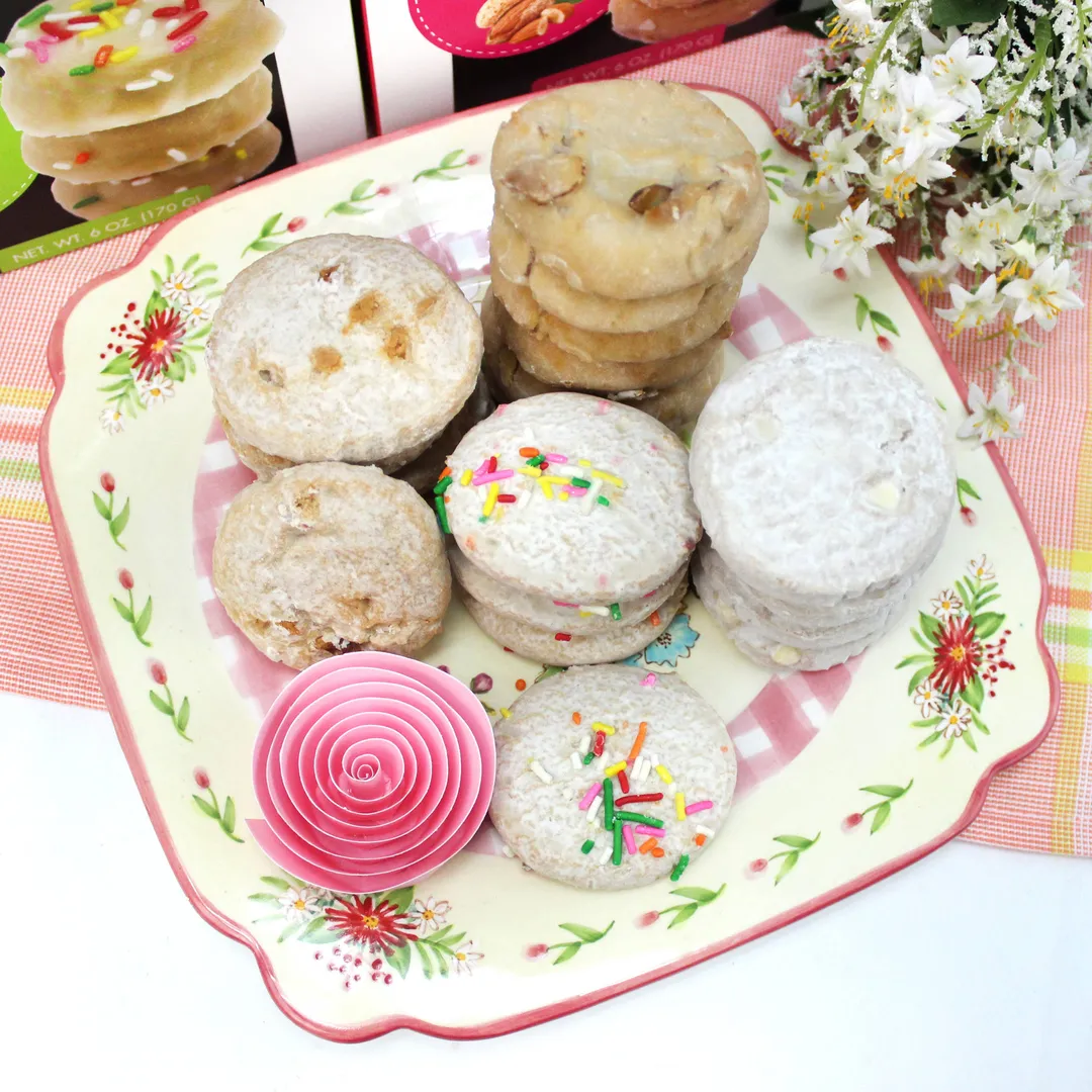 Donut Cookies - Glazed, Cinnamon, Apple Fritter