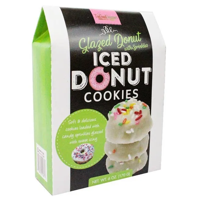 Donut Cookies - Glazed, Cinnamon, Apple Fritter