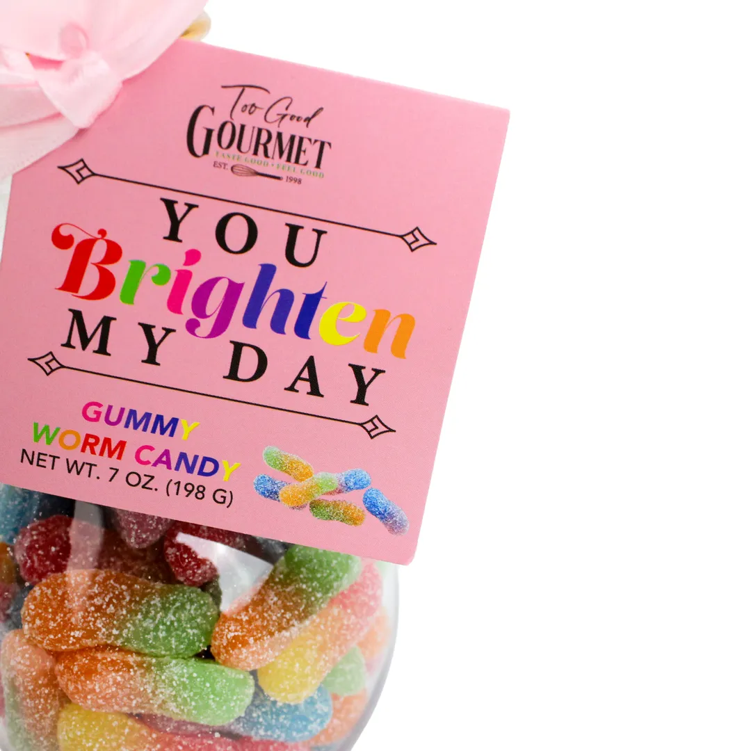 Gummy Candy Sentiments - Gummy Worms & Gummy Bears