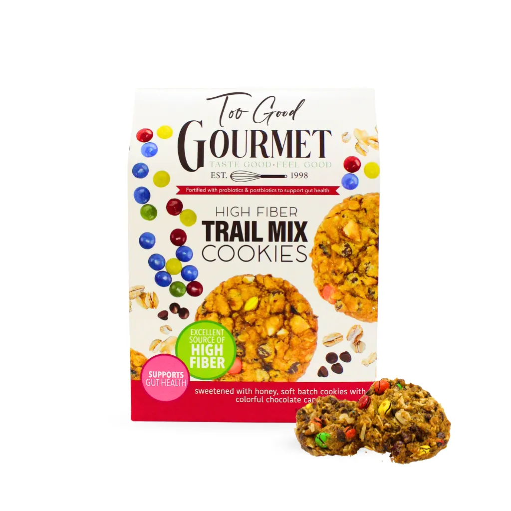 High Fiber Cookies, 6oz - Dark Chocolate & Trail Mix - NEW!!
