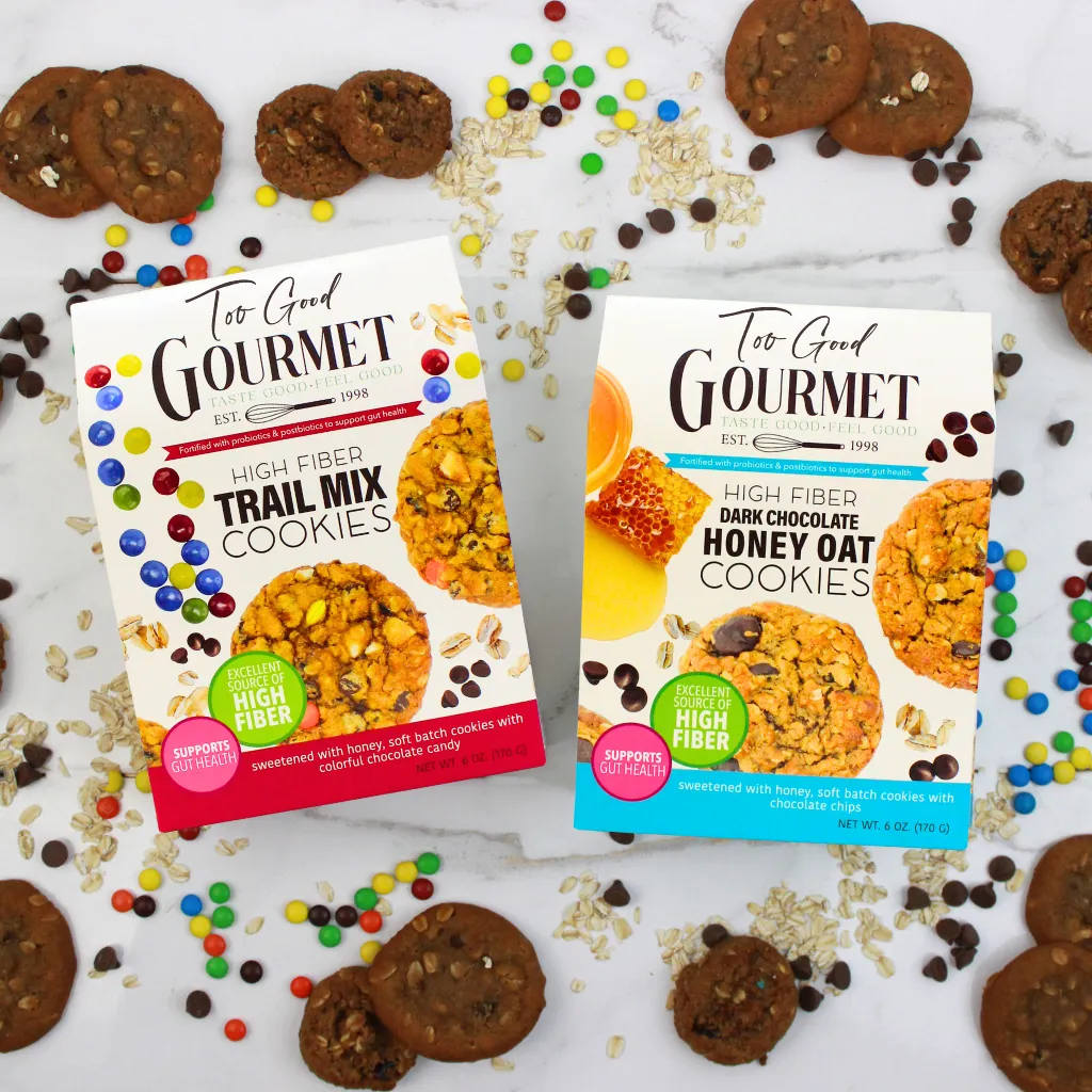 High Fiber Cookies, 6oz - Dark Chocolate & Trail Mix - NEW!!