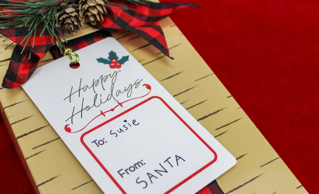 Holiday Birch Present Box: Choc Chip & Cran White Chocolate