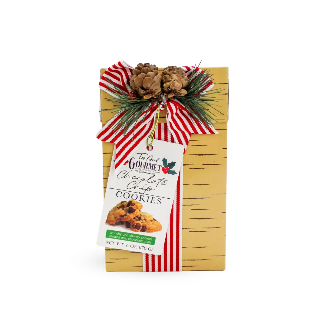 Holiday Birch Present Box: Choc Chip & Cran White Chocolate