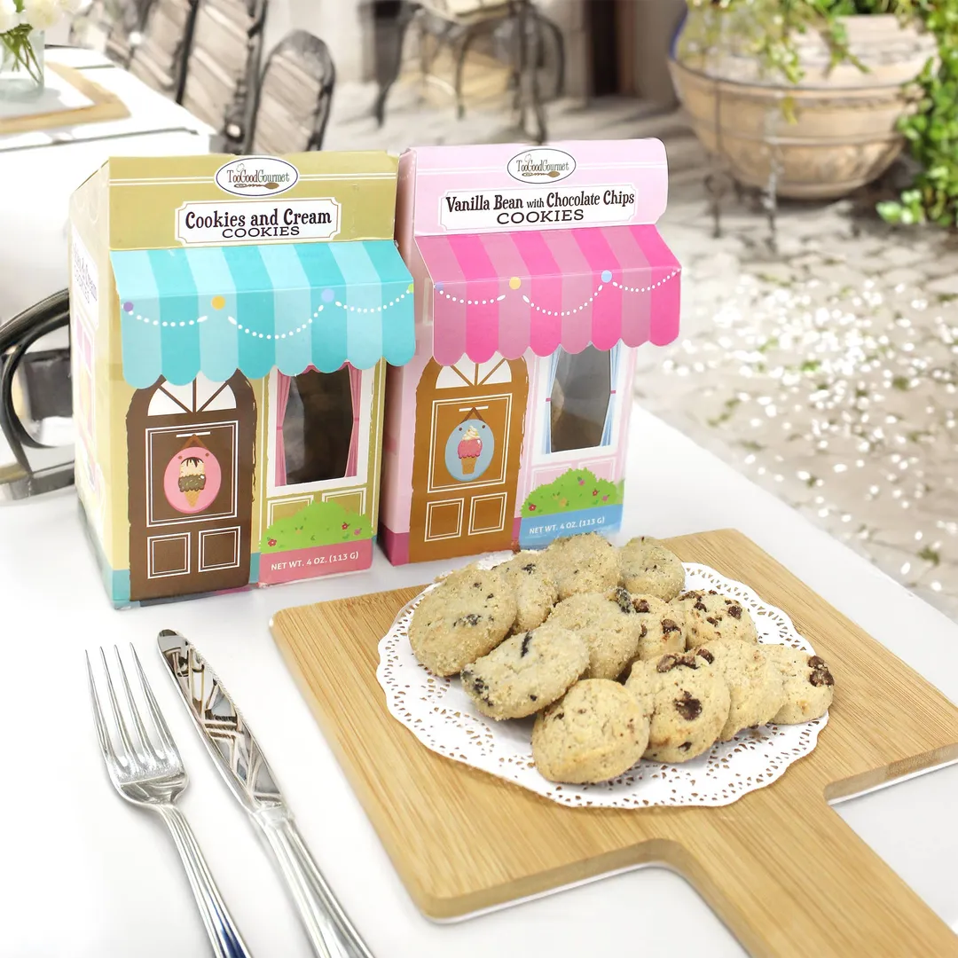 Ice Cream Shop Cookies – Vanilla Bean and Cookies & Cream