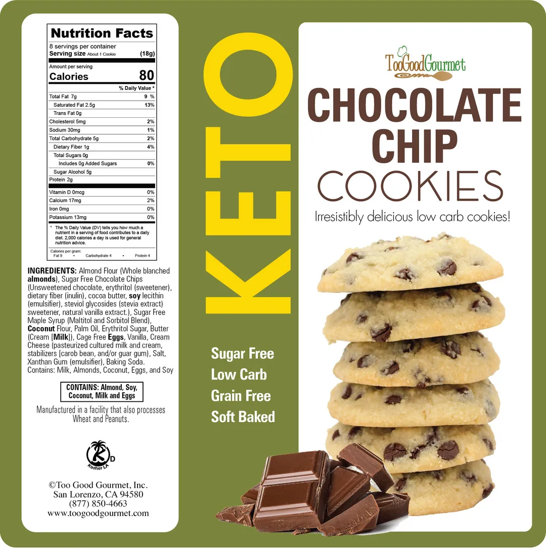 Keto Cookies (5oz) - Box 12 Count