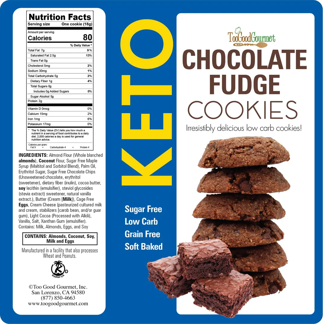Keto Cookies (5oz) - Box 12 Count