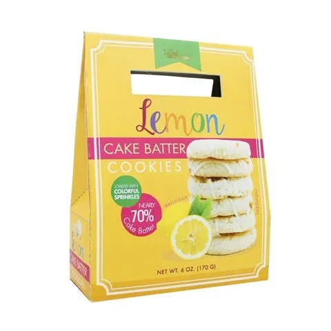 On the Go Spring Cake Batter Soft Cookies: Lemon & Confetti