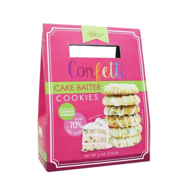 On the Go Spring Cake Batter Soft Cookies: Lemon & Confetti
