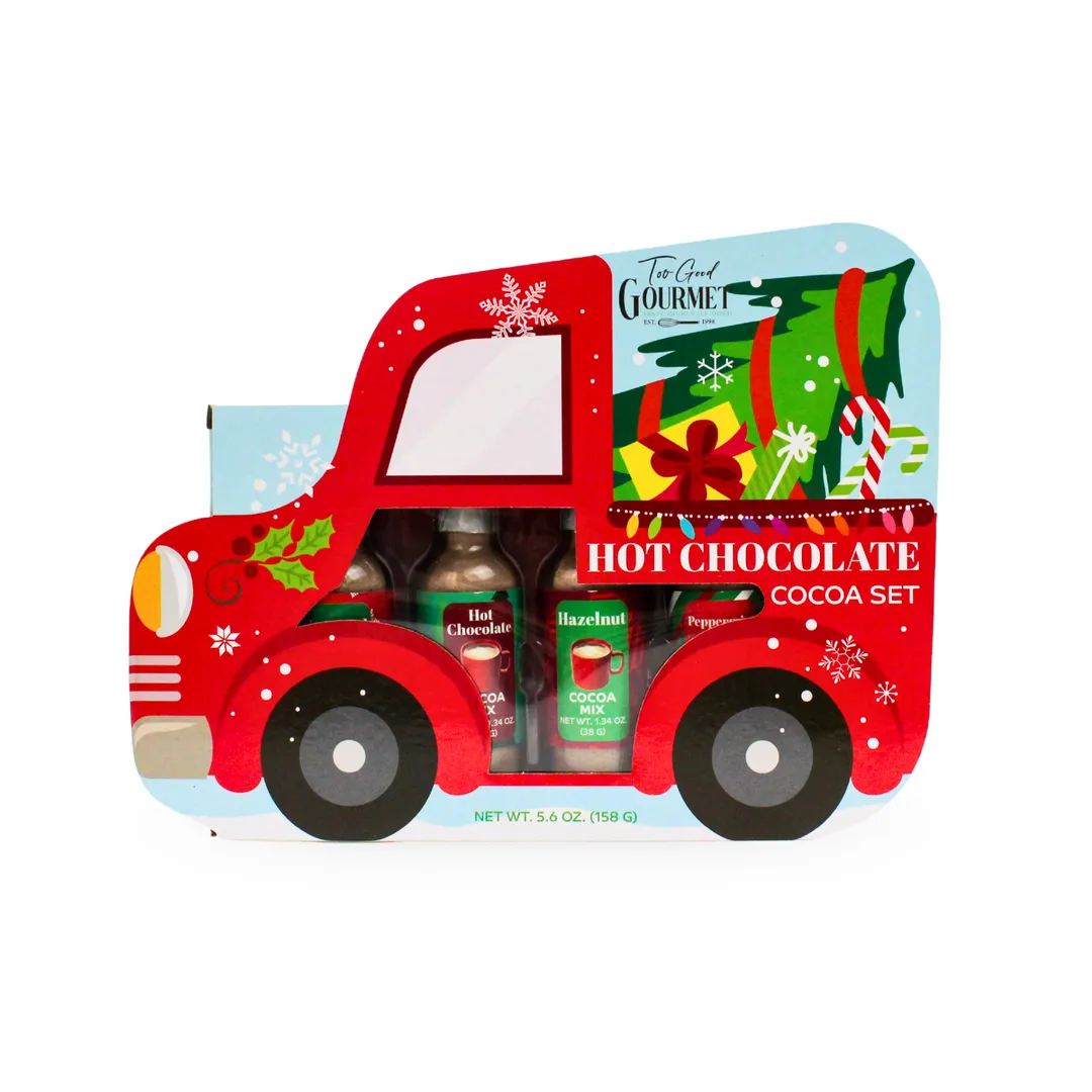 Santa's Truck & Camper Gift Set - Hot Chocolate Cocoa Set