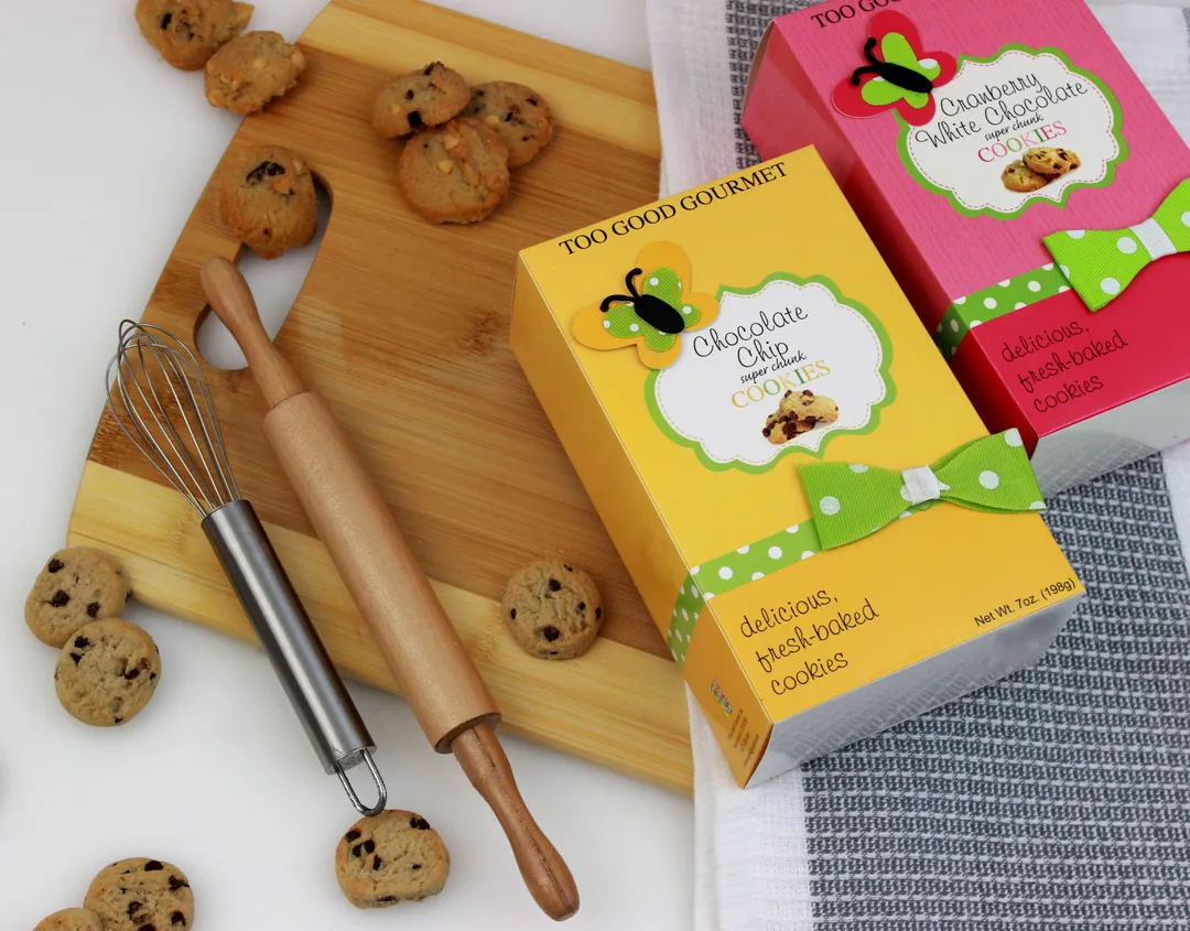 Spring Butterfly Dot - Chocolate + Cranberry Chunk Cookies