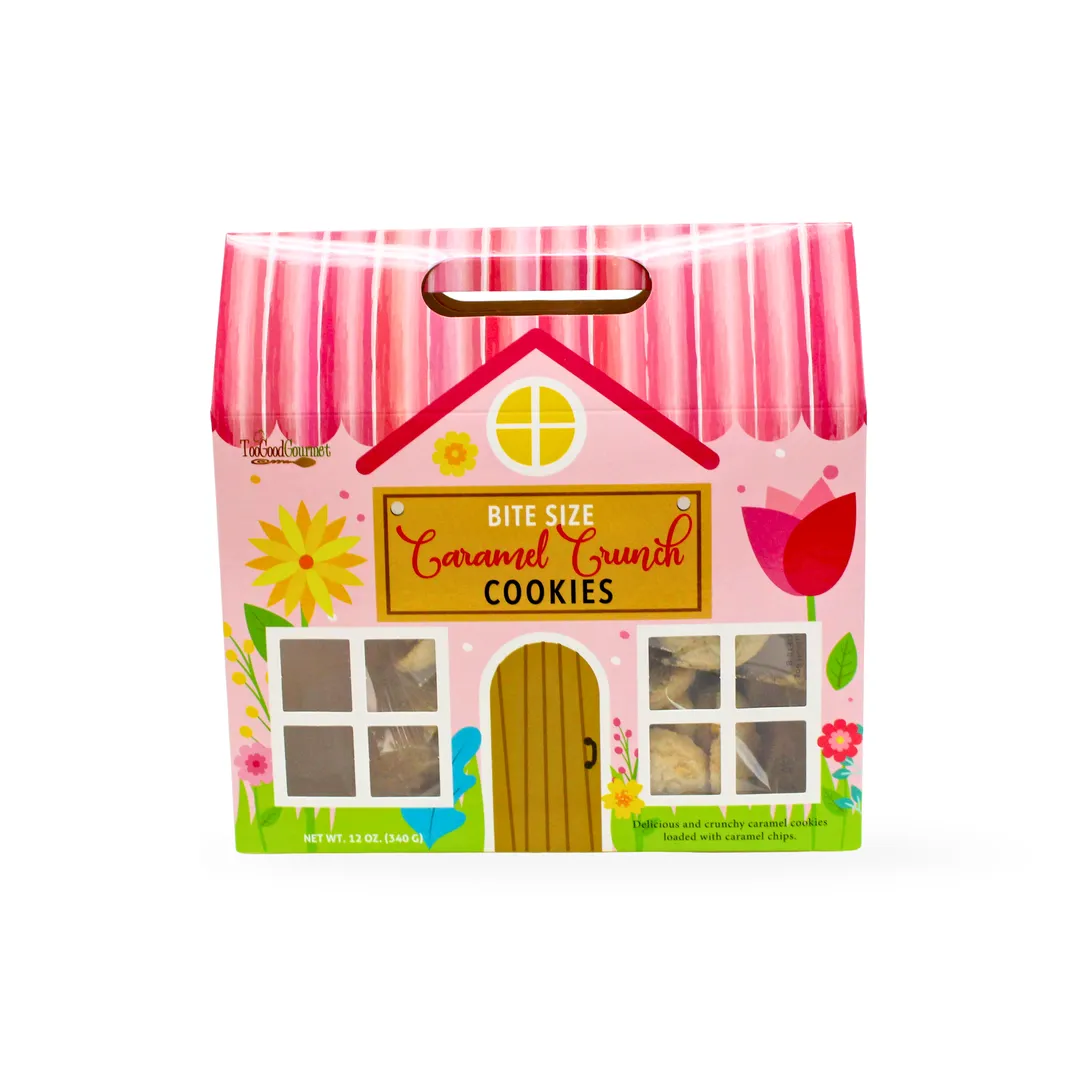 Spring Flower Cookie Cottage - Vanilla Bean + Caramel Crunch
