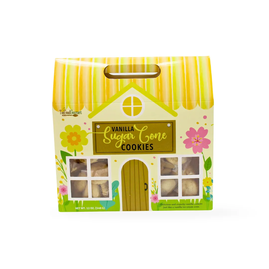 Spring Flower Cookie Cottage - Vanilla Bean + Caramel Crunch