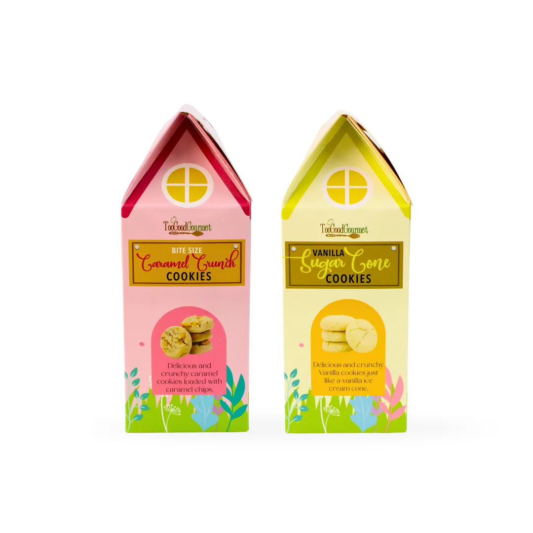 Spring Flower Cookie Cottage - Vanilla Bean + Caramel Crunch