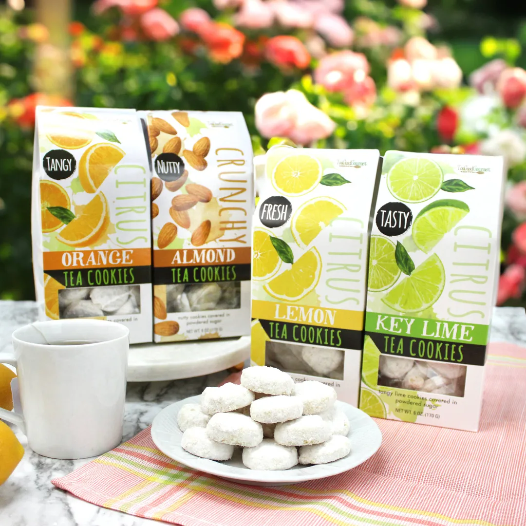 Tea Cookies (Lemon, Orange, Key Lime, Almond)