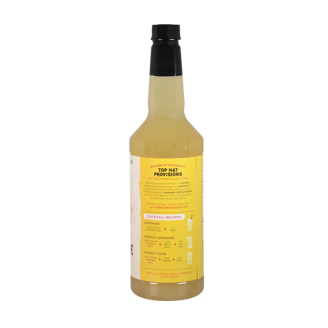 Top Hat Lemonade Batching Concentrate & Craft Sour Mix - 12x32oz case
