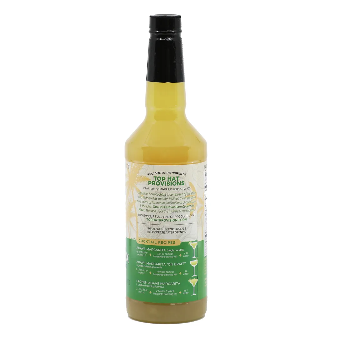 Top Hat Agave Margarita Batching Concentrate - 12x32oz Case