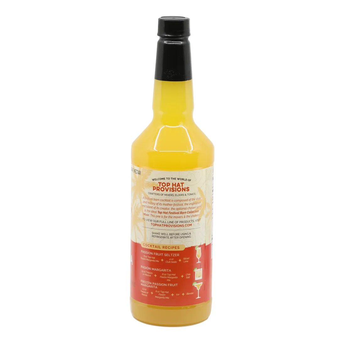 Top Hat Passion Fruit Margarita Mix - Ready to Mix - 12x32oz case