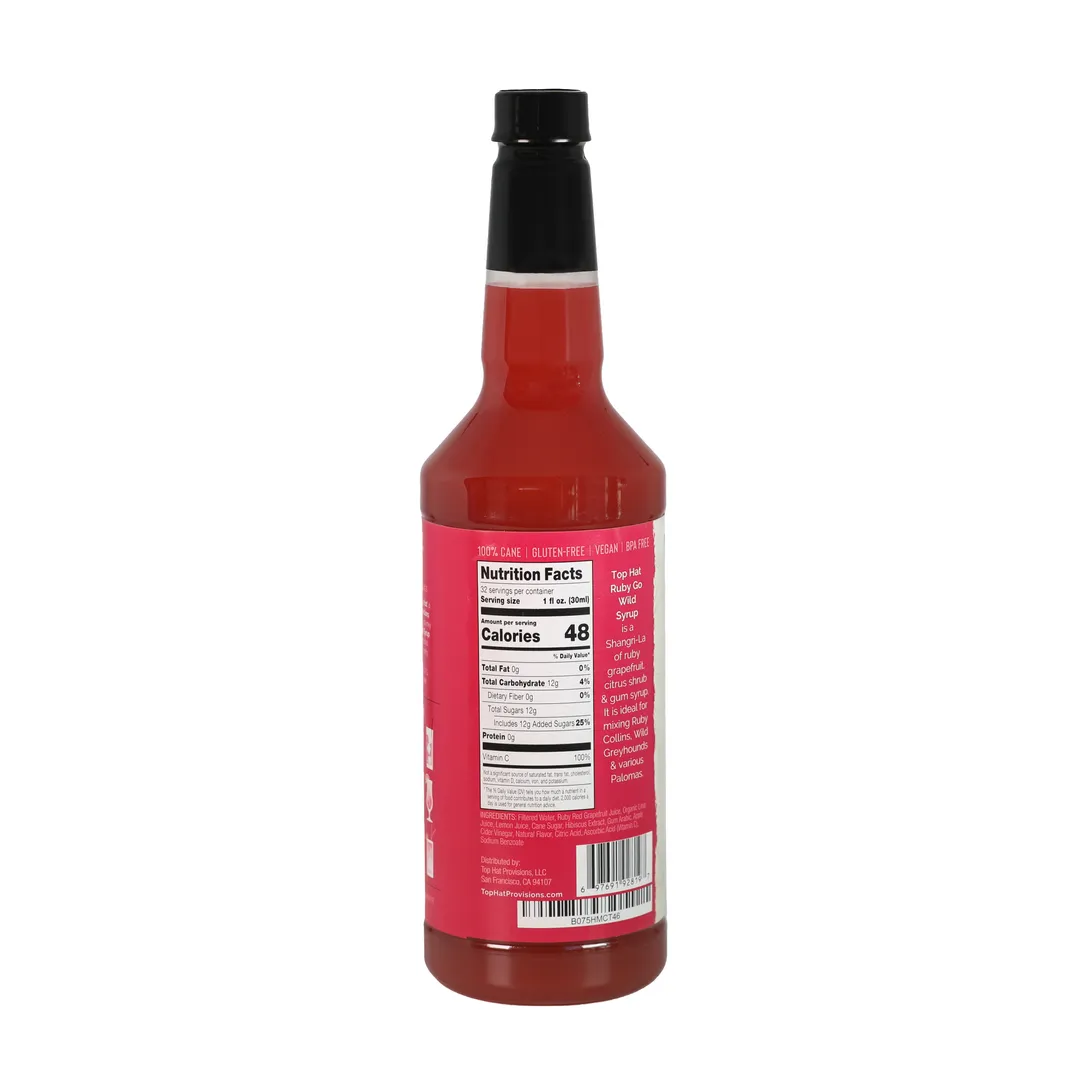 Top Hat Ruby Go Wild Paloma Batching Concentrate - 12x32oz case (B2B pricing)