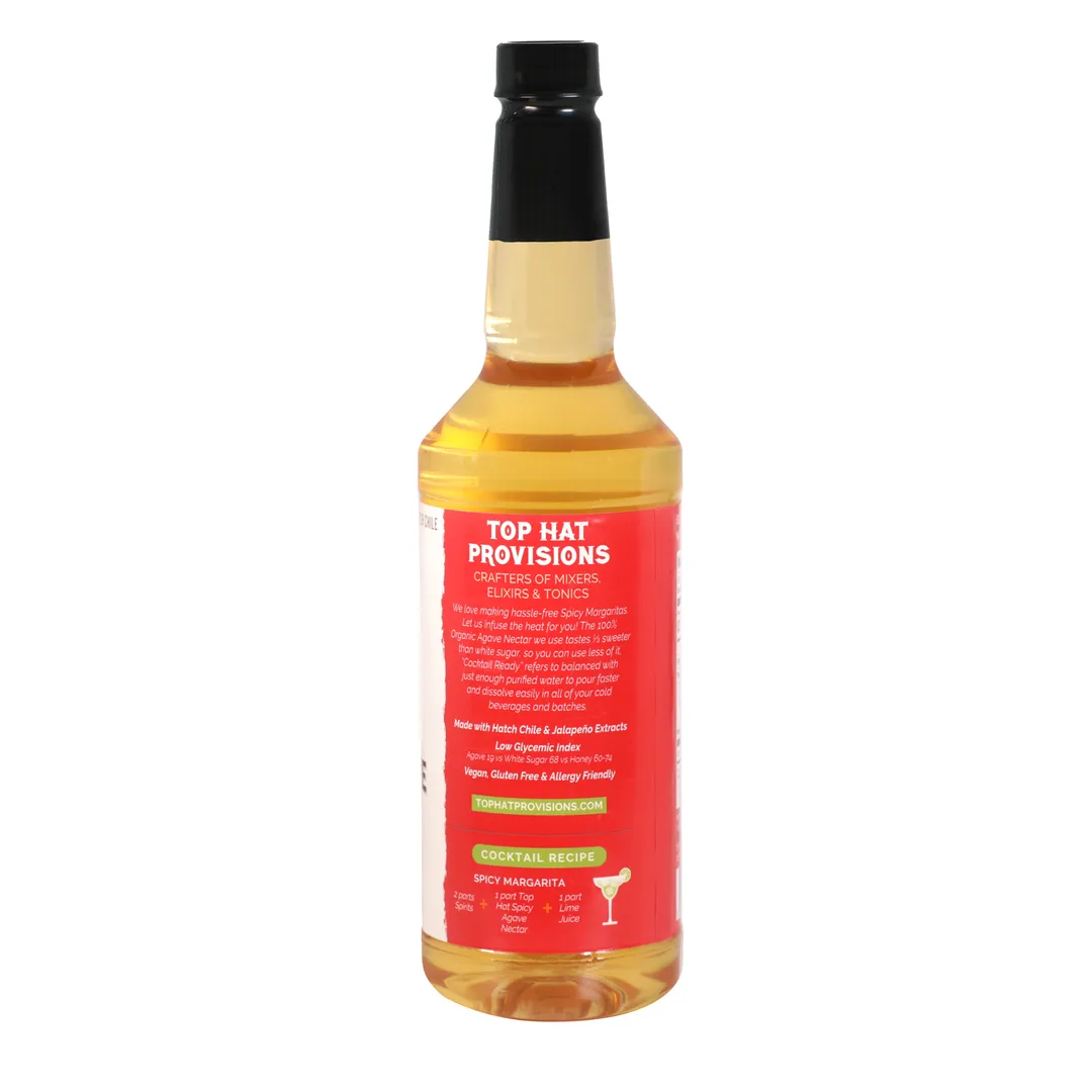 Top Hat Spicy Agave Nectar - Cocktail Ready - 12x32oz case