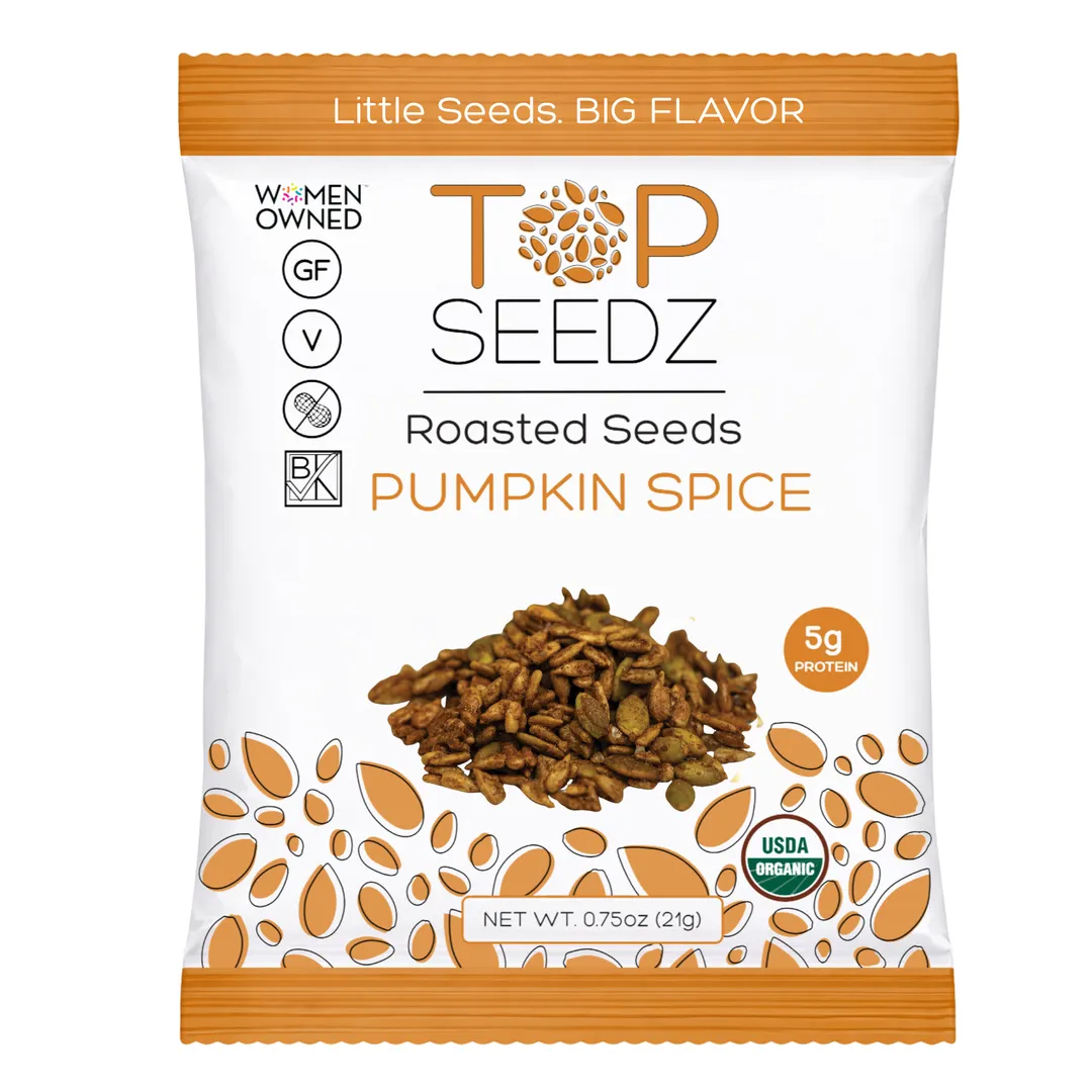 Pumpkin Spice Roasted Seeds Counter Display - 7.5oz - 4 Pack