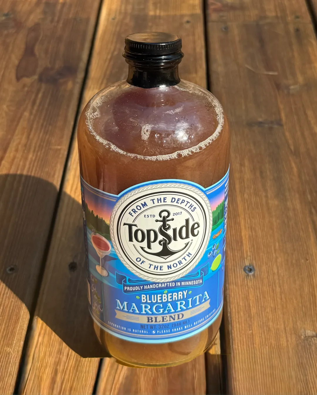 Topside Blueberry Margarita Mix