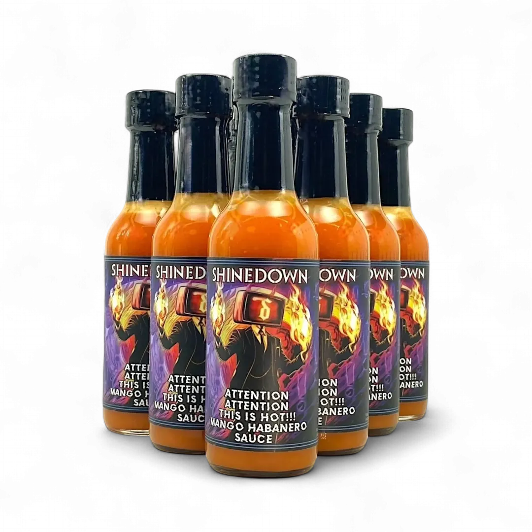 Shinedown's Attention, Attention Mango Habanero | 5oz Bottle | Heat Level 5/10