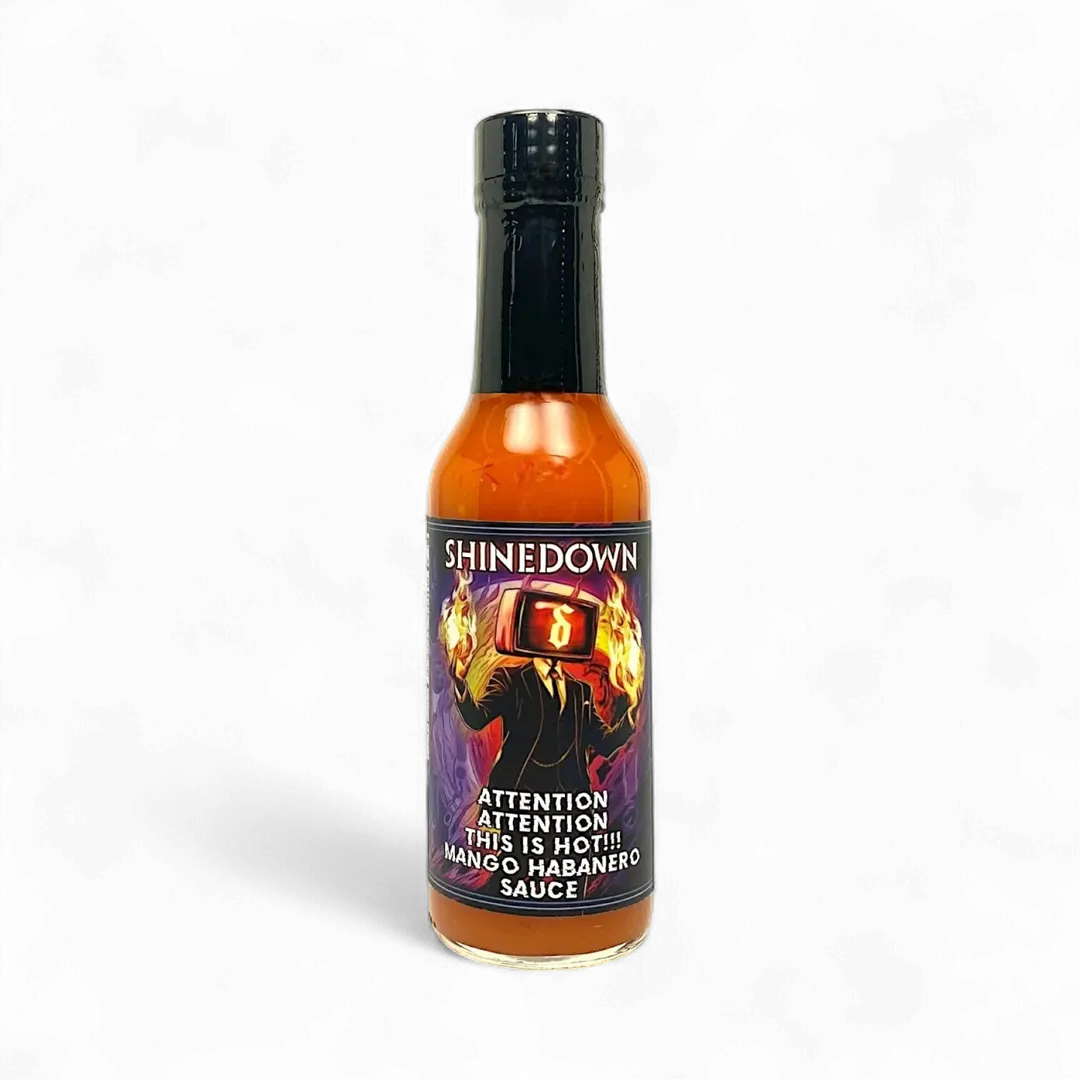 Shinedown's Attention, Attention Mango Habanero | 5oz Bottle | Heat Level 5/10