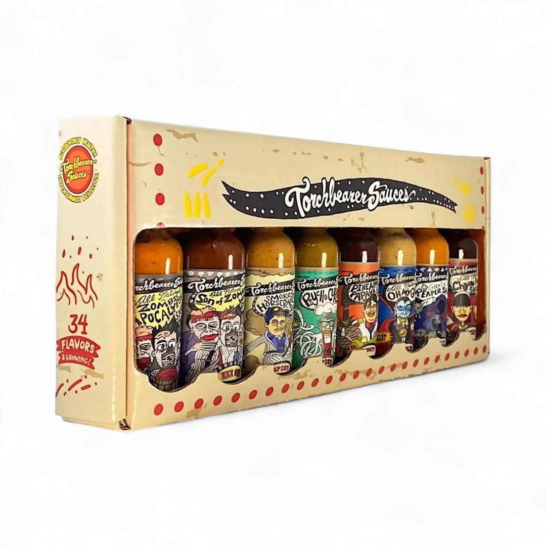 MINI Bottle 8-Pack | 8 1.75oz Bottles | Heat Level 0-10/10