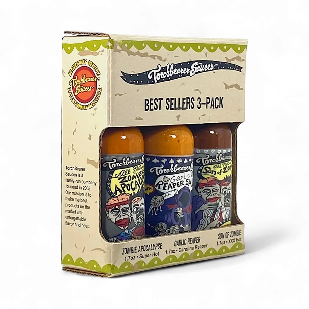 MINI Bottle 3-Pack | 3 1.75oz Bottles | Heat Level 6-10/10