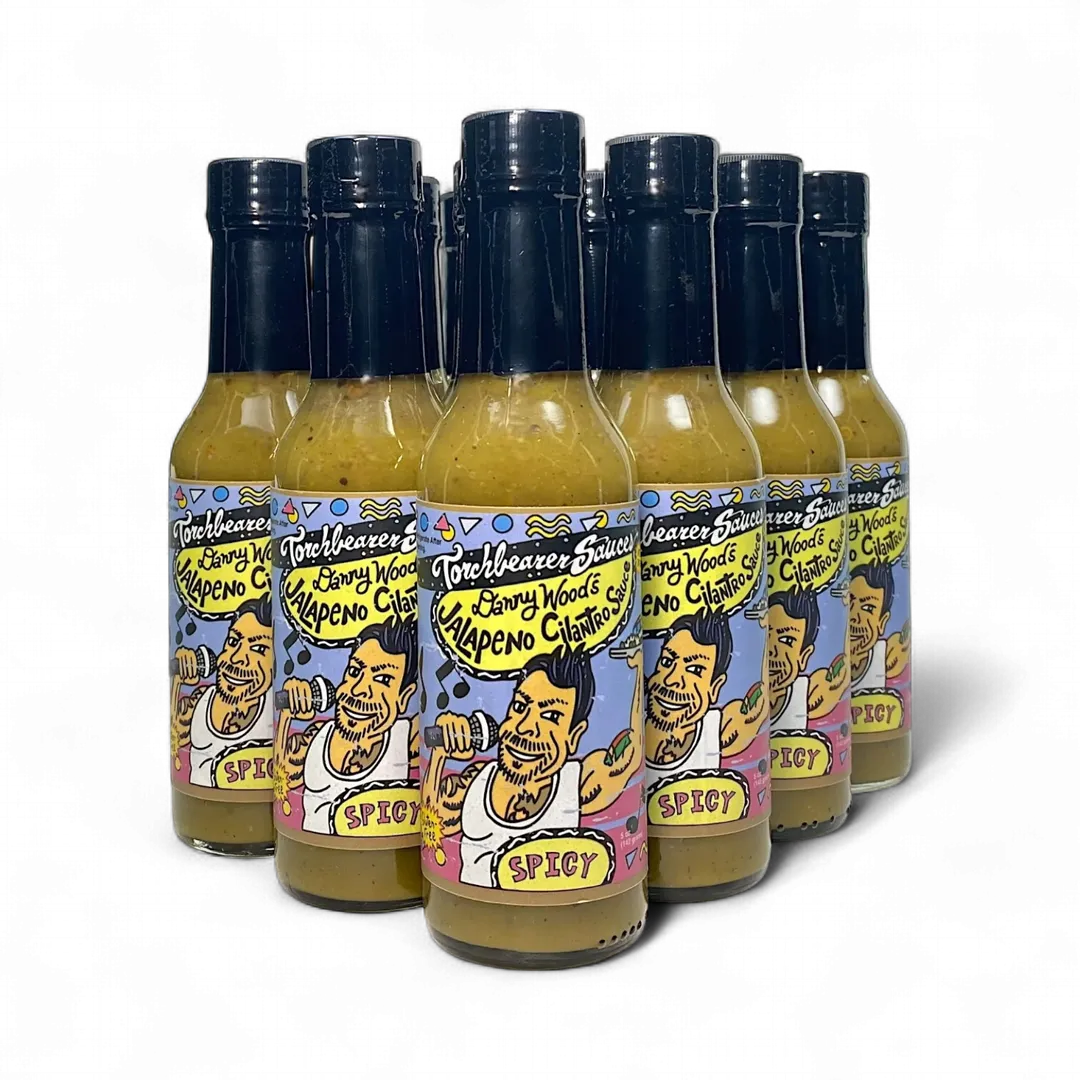 Danny Wood's Jalapeno Cilantro | 5oz Bottle | Heat Level 3/10