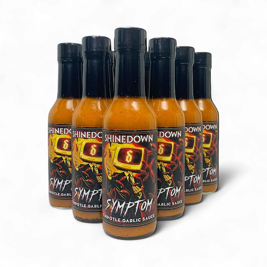 Shinedown's Symptom Chipotle Garlic | 5oz Bottle | Heat Level 3/10