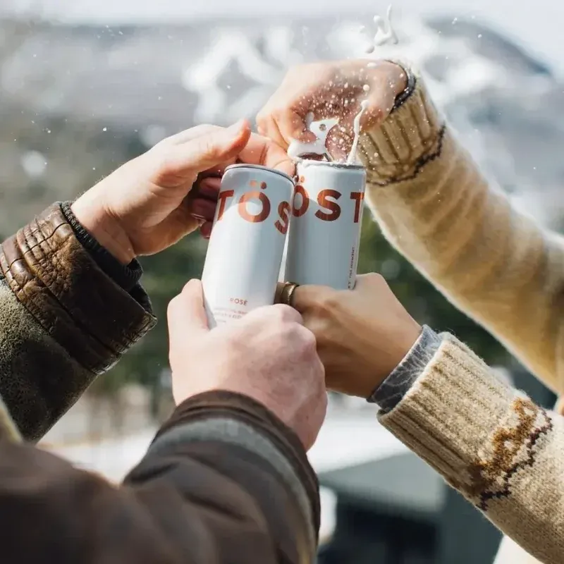 TÖST Rosé 250mL Cans – 24-Can Case (6 x 4-Packs)