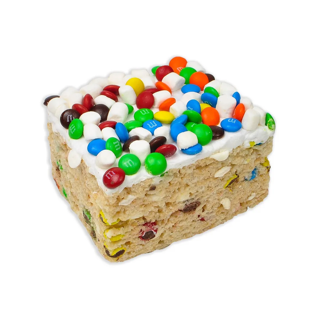 Jumbo M&M Krispie Rice Treat Bars
